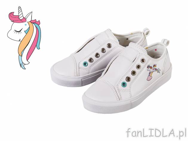 Buty dziewczęce , cena 39,99 PLN 
- rozmiary: 23-30 (nie wszystkie wzory dostępne ...