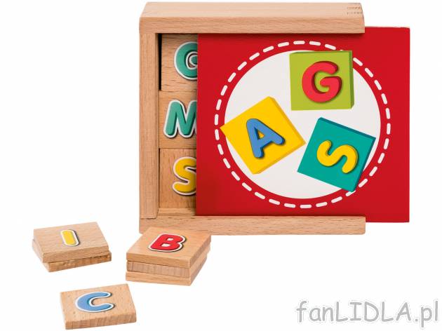 Drewniana gra edukacyjna Playtive, cena 14,99 PLN  
6 zestawów do wyboru
Opis
