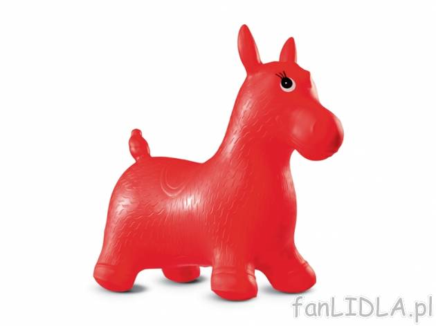 Konik do skakania , cena 49,99 PLN za 1 szt. 
- wymiary: 60 x 52 cm 
- maksymalna ...