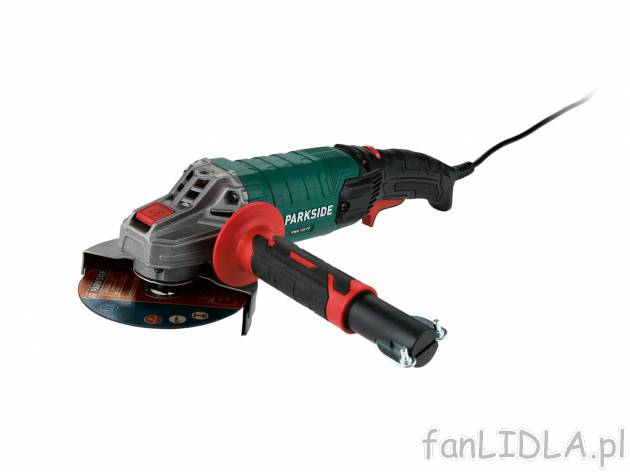 Szlifierka kątowa 1200 W Parkside, cena 99,00 PLN 
- osłona przestawiana bez ...