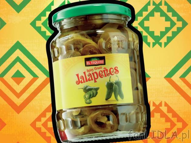 Papryka JalapeĂąo , cena 4,99 PLN za 310 g, 1kg=31,19 wg wagi odcieku PLN. 
- ...