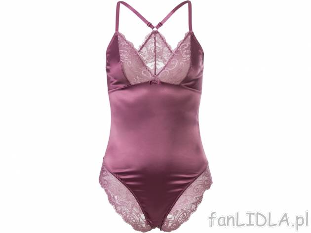 Body z koronką Esmara Lingerie, cena 34,99 PLN 
- wysoka zawartość poliamidu
- ...