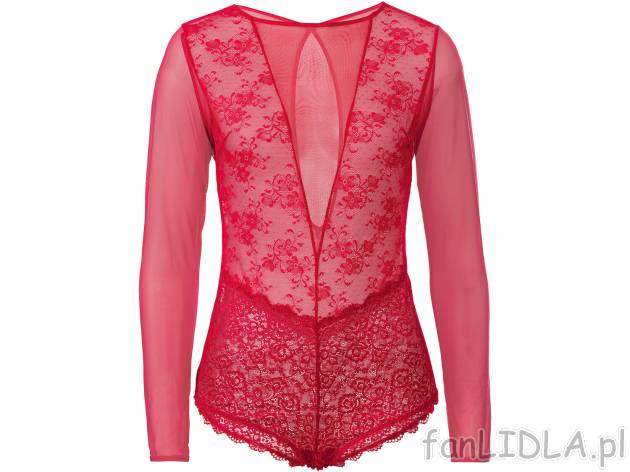 Body z koronką Esmara Lingerie, cena 34,99 PLN 
- wysoka zawartość poliamidu
- ...