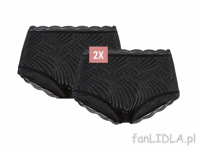 Majtki damskie, 2 pary* Esmara Lingerie, cena 11,99 PLN 
*Artykuł dostępny wyłącznie ...