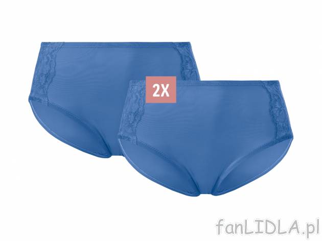 Majtki damskie, 2 pary* Esmara Lingerie, cena 11,99 PLN 
*Artykuł dostępny wyłącznie ...