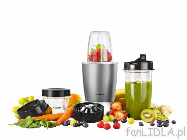 Blender Nutrition 700 W , cena 169,00 PLN 
- 7 FUNKCJI: szatkowanie, miksowanie, ...