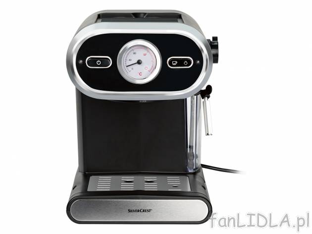 Ekspres ciśnieniowy 1100 W Silverscrest Kitchen Tools, cena 179,00 PLN 
- ciśnienie ...