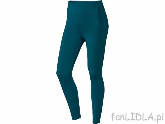 Legginsy funkcyjne damskie Esmara, cena 29,99 PLN 
- rozmiary: S-L
- z kieszonką ...