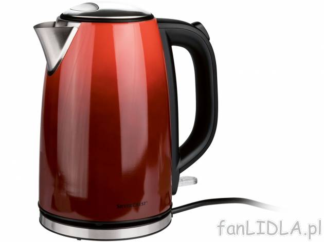 Czajnik elektryczny 3100 W Silverscrest Kitchen Tools, cena 89,90 PLN 
- dno kapslowe ...
