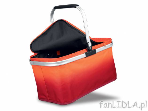 Składany kosz na zakupy Topmove, cena 34,99 PLN 
- poj. 26 l
- 48 x 28 x 26 cm ...