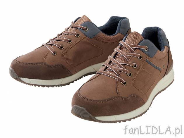 Buty męskie , cena 64,90 PLN 
- rozmiary: 41-45
- większy komfort noszenia dzięki ...