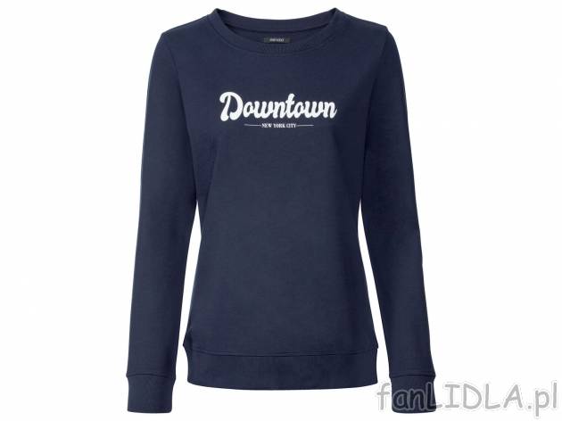 Bluza dresowa damska z bawełną Esmara, cena 29,99 PLN 
- rozmiary: S-L
Dostępne ...