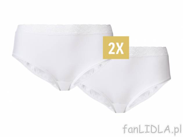 Majtki damskie XXL, 2 pary* Esmara Lingerie, cena 9,99 PLN 
*Artykuł dostępny ...