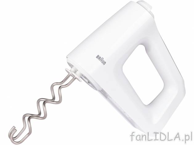 BRAUN Mikser ręczny 500 W z funkcją blendera , cena 199,00 PLN 
- 5 poziomów ...