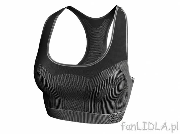 Bezszwowy biustonosz sportowy- Extreme Level , cena 27,99 PLN za 1 szt. 
- strefa ...