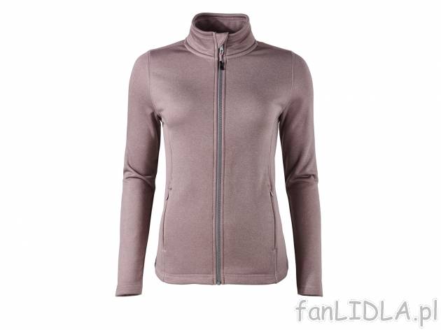 Bluza trekkingowa damska , cena 44,99 PLN 
- rozmiary: S-L
- 3 wzory
- zamek ...