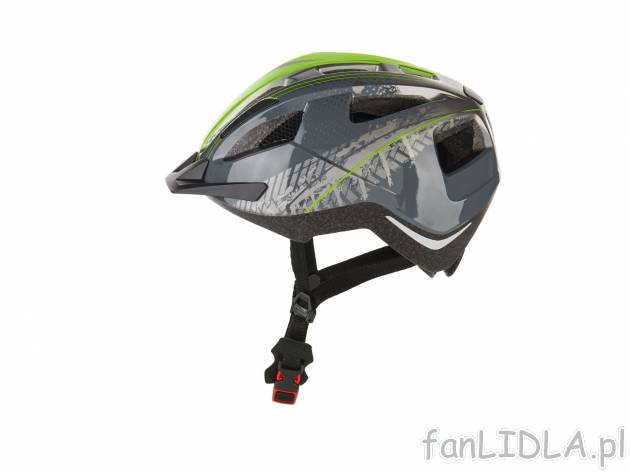 Kask rowerowy dziecięcy Crivit, cena 54,90 PLN 
- rozmiar: 49-54 cm
- 13 kanał&oacute;w ...