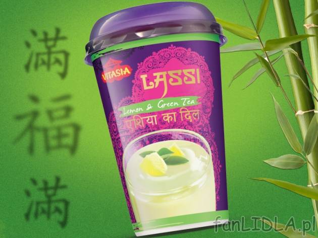 Jogurt pitny , cena 2,44 PLN za 250 g, 100g=0,98 PLN. 
- Jogurt pitny Lassi to ...