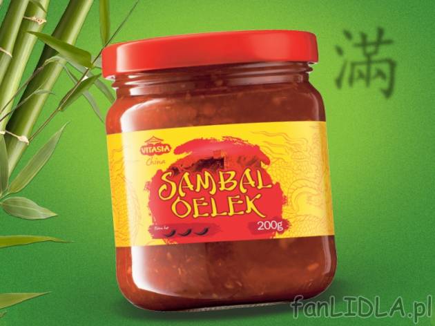 Sambal oelek , cena 3,99 PLN za 200 g, 100g=2,00 PLN. 
- Propozycja dla tych, którzy ...