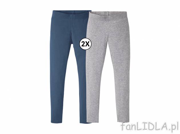 Leggingsy dziewczęce, 2 pary* , cena 9,99 PLN 
* Artykuł dostępny wyłącznie ...