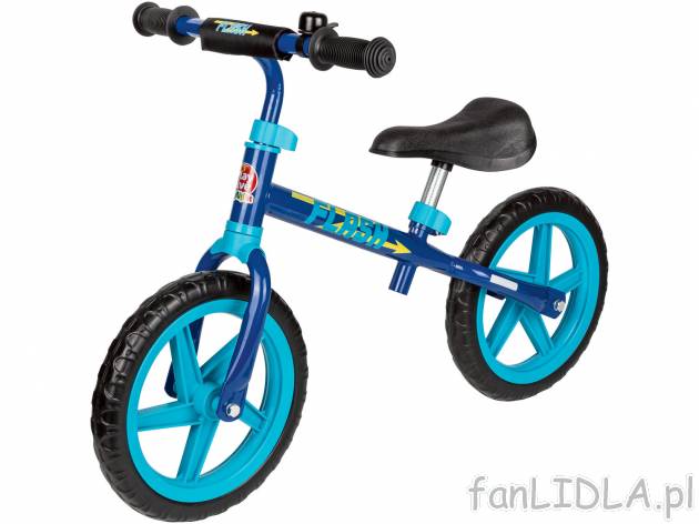 Rowerek biegowy Playtive, cena 119,00 PLN 
- regulowane siodełko: 35-43 cm
- regulowana ...
