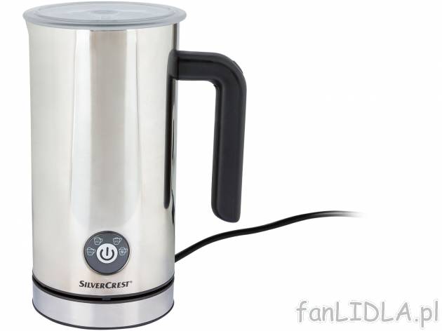 Spieniacz do mleka 500 W Silvercrest, cena 119,00 PLN 
- funkcja spieniania na zimno
- ...