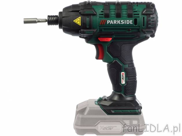 Akumulatorowa wkrętarka z udarem Parkside, X20VTeam , cena 149,00 PLN 
- w zestawie: ...