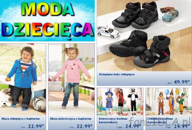 Moda dziecięca. Bluza chłopięca z kapturem, bluza dla dziewczynki z kapturem, ...