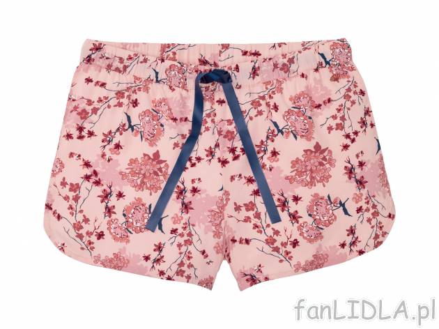 Szorty damskie do spania z wiskozy Esmara, cena 16,99 PLN 
- 100% wiskozy (Lenzing™ ...