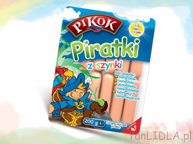 Parówki z szynki , cena 2,99 PLN za 200 g, 100g=1,59 PLN. 
- Oferta ważna 26. ...