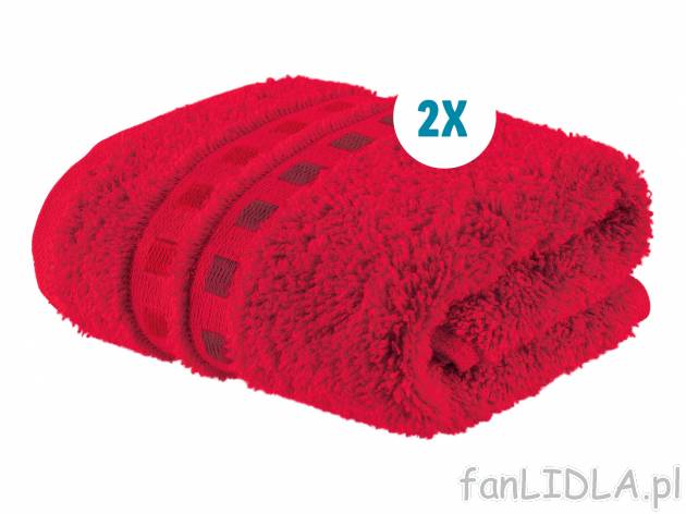 Ręczniki 30 x 50 cm, 2 szt.* , cena 6,99 PLN 
* Artykuł dostępny wyłącznie ...