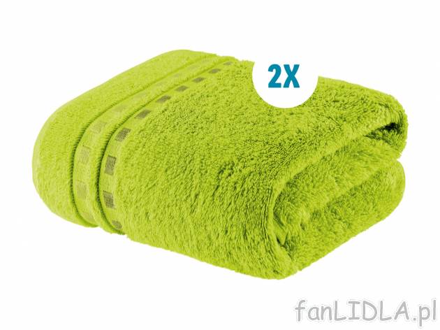 Ręczniki 50 x 100 cm, 2 szt.* , cena 9,99 PLN 
* Artykuł dostępny wyłącznie ...
