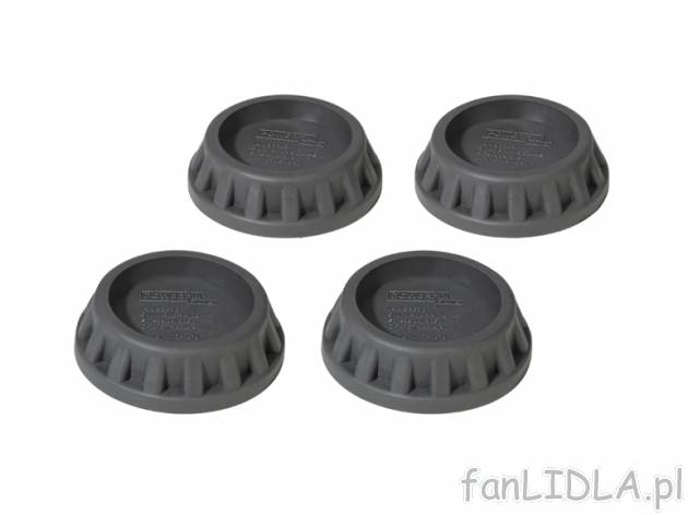 Tłumik drgań, 4 szt. Powerfix, cena 9,99 PLN za 1 opak. 
- absorbuje drgania i ...