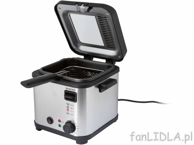 Minifrytkownica 850 W Silverscrest Kitchen Tools, cena 99,00 PLN 
- 24,3 x 20,9 ...