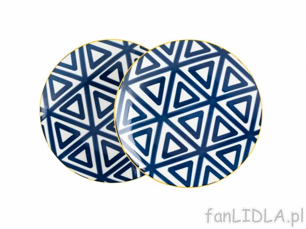 Zestaw talerzyków z porcelany Ernesto, cena 19,99 PLN 
3 zestawy do wyboru 
- przystosowane ...