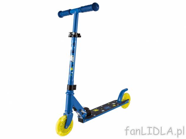 Hulajnoga z diodami LED Playtive, cena 89,90 PLN 
- kolorowe oświetlenie k&oacute;łek ...