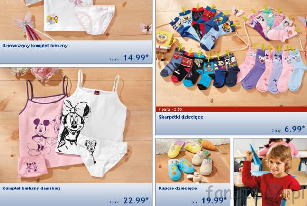 Komplet bielizny dziecięcej