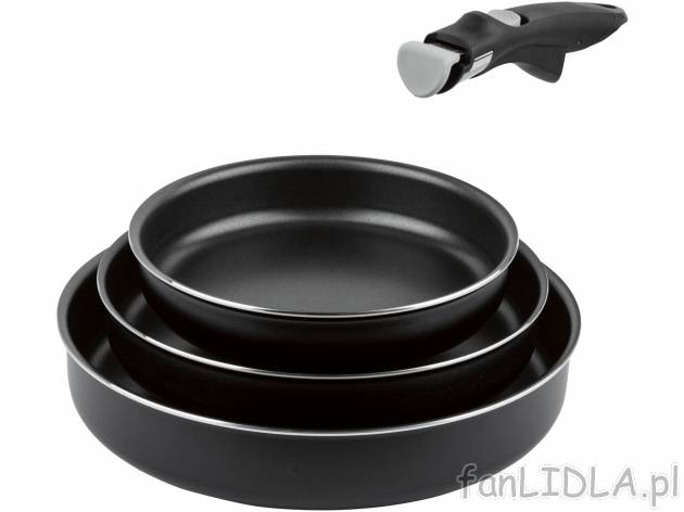 Zestaw 3 patelni turystycznych Ernesto, cena 99,00 PLN 
ø 20 / 24 / 28 cm 
- ...