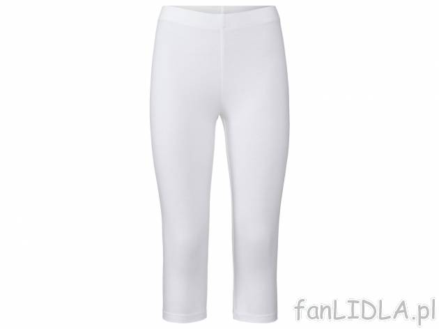 Legginsy damskie 3/4 Esmara, cena 14,99 PLN 
- 95% bawełny, 5% elastanu
- rozmiary: ...