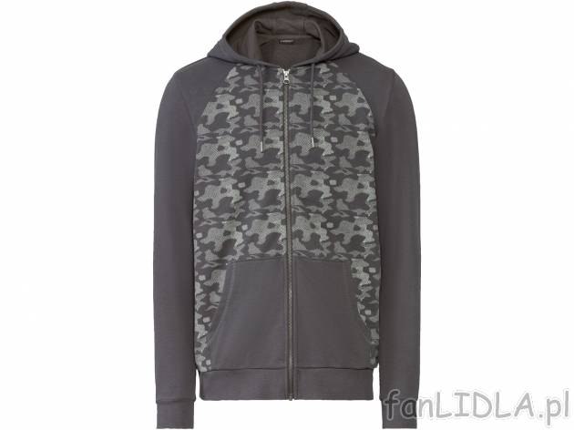 Bluza dresowa męska z biobawełną , cena 44,99 PLN 
- 80% biobawełny, 20% poliestru
- ...