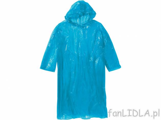 Płaszcz przeciwdeszczowy , cena 5,99 PLN  
-  rozmiar uniwersalny: 78 x 114 x 37 cm