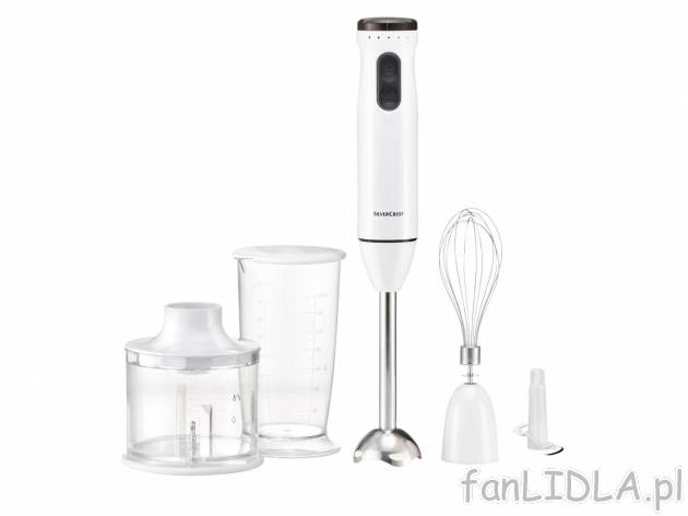 Blender ręczny 600 W z zestawem akcesoriów Silverscrest Kitchen Tools, cena 79,90 ...