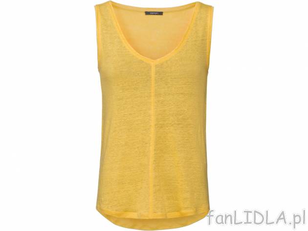 Top damski z lnu Esmara, cena 29,99 PLN 
- 100% lnu
- rozmiary: XS-L
Dostępne ...