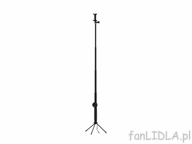 Kij do selfie z Bluetooth® Silvercrest, cena 54,90 PLN 
- zdalny wyzwalacz
- ...