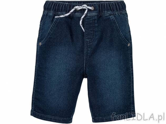 Szorty jeansowe chłopięce , cena 29,99 PLN 
- 98% bawełny, 2% elastanu (LYCRA®)
- ...
