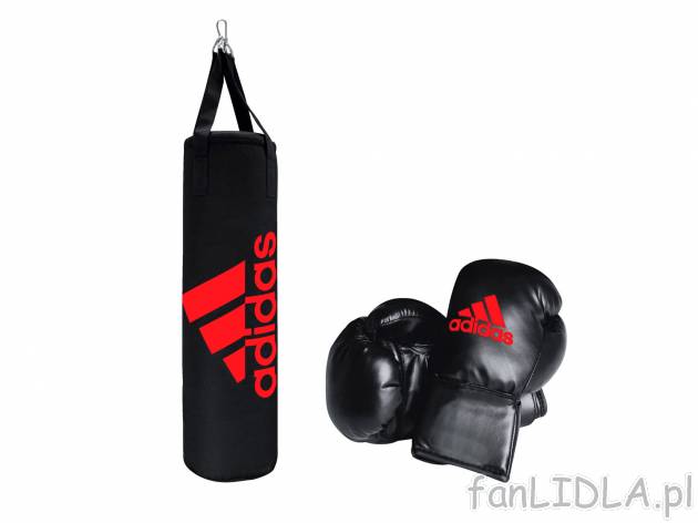Zestaw bokserski dla dzieci Trefl, cena 199,00 PLN 
- worek: 43 x 19 cm
- waga: ...