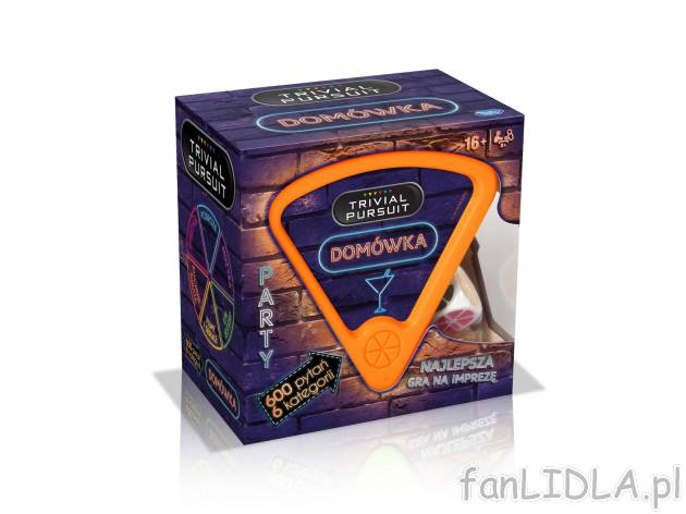 Trivial Pursuit Domówka , cena 39,99 PLN 
- TRIVIAL PURSUIT: Dom&oacute;wka ...