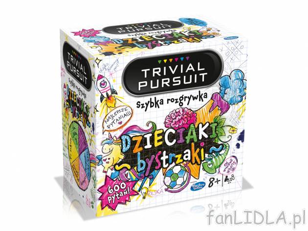 Trivial Pursuit Dzieciaki bystrzaki , cena 39,99 PLN 
- TRIVIAL PURSUIT Dzieciaki ...