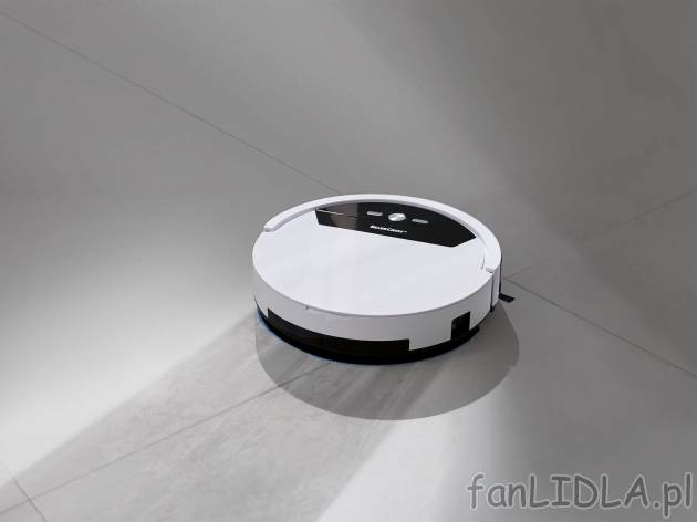Robot sprzątający z funkcją mopowania Silvercrest, cena 549,00 PLN 
- ROBOT SPRZĄTA ...