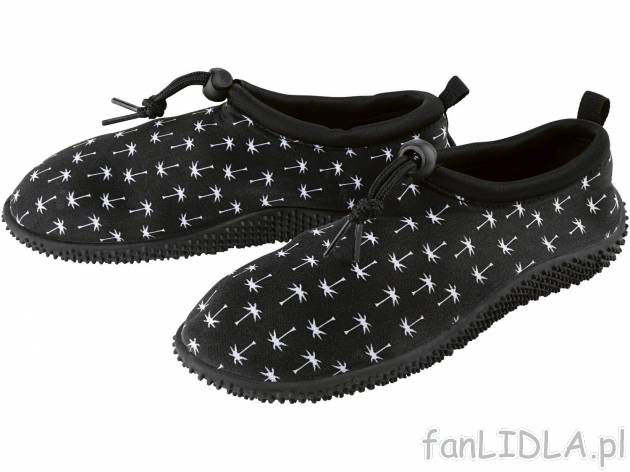 Buty do wody damskie Crivit, cena 22,99 PLN 
2 wzory 
- rozmiary damskie: 37-41
- ...